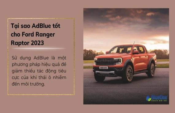 Why is AdBlue good for the Ford Ranger Raptor 2023