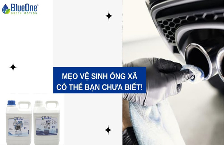 Mẹo vệ sinh ống xả ô tô bằng dung dịch xúc bầu bô