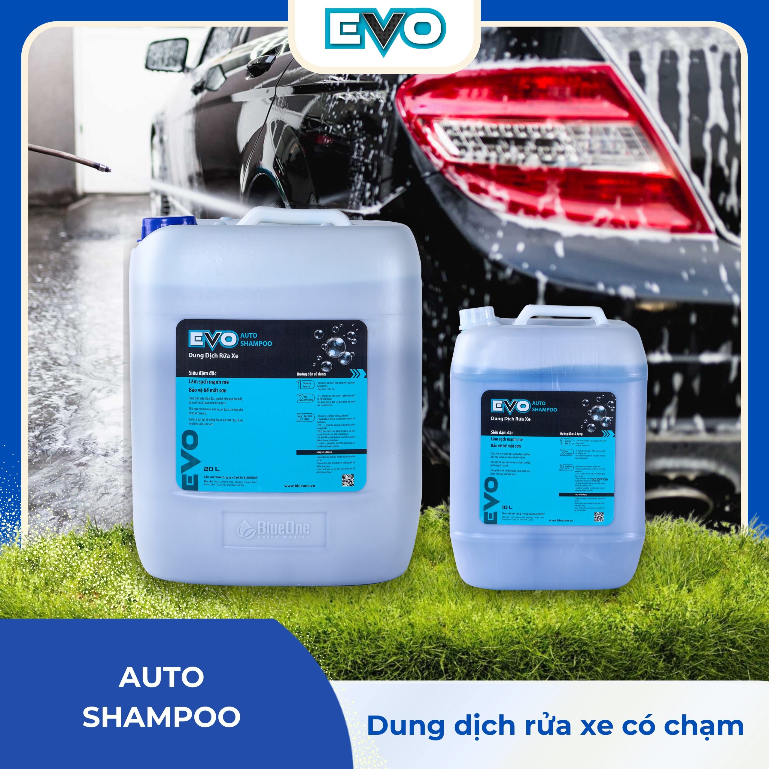 Dung dịch rửa xe có chạm