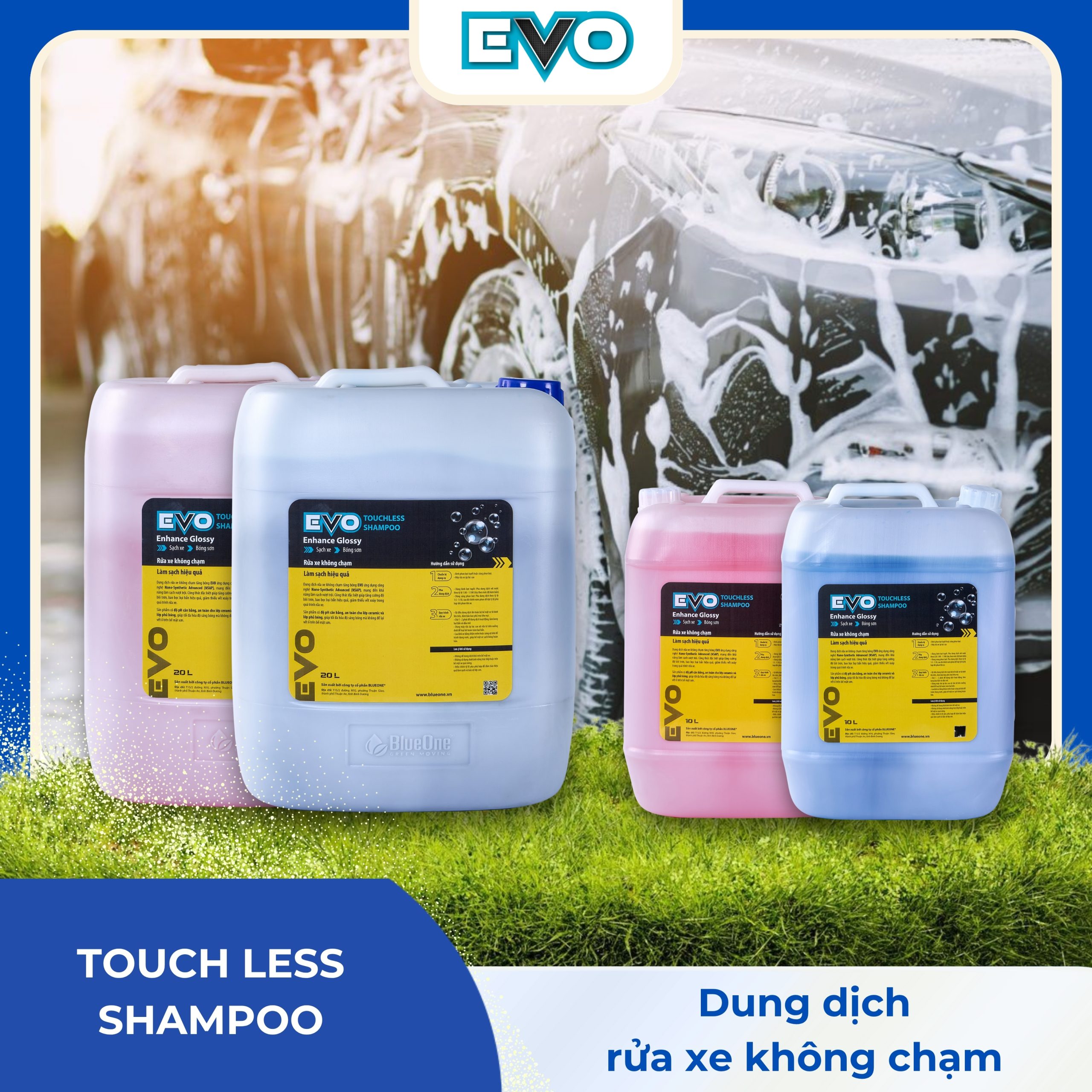 Dung dịch rửa xe không chạm