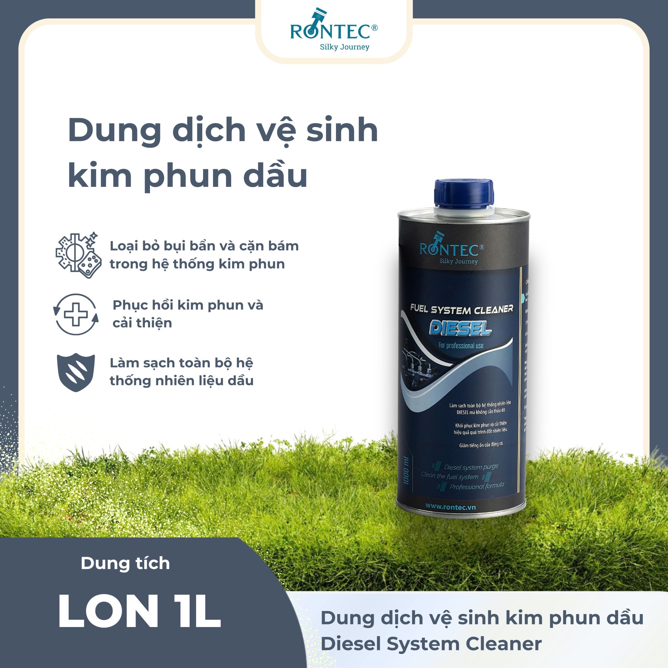 Dung dịch vệ sinh kim phun dầu - Lon 1L