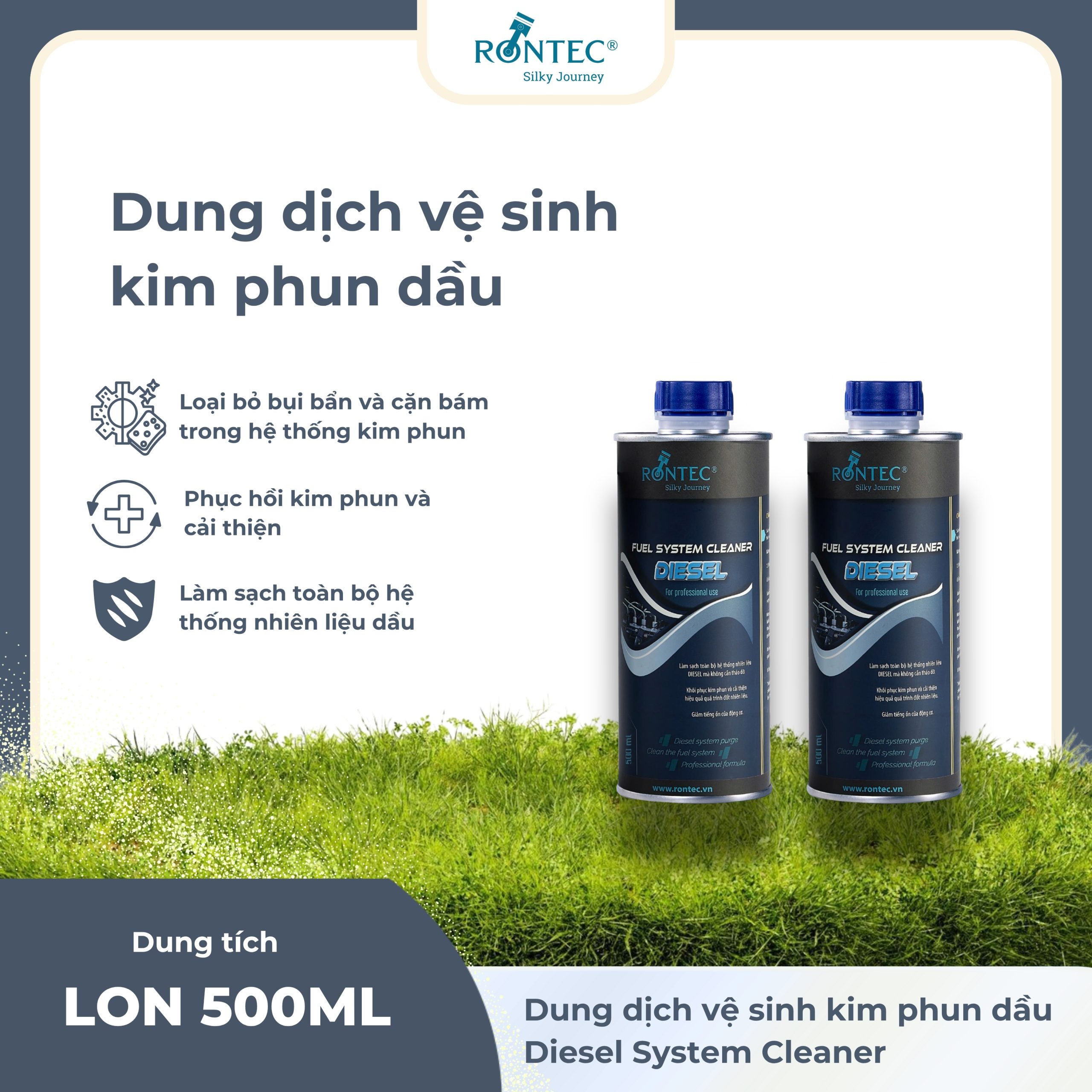 Dung dịch vệ sinh kim phun dầu - Lon 500ml