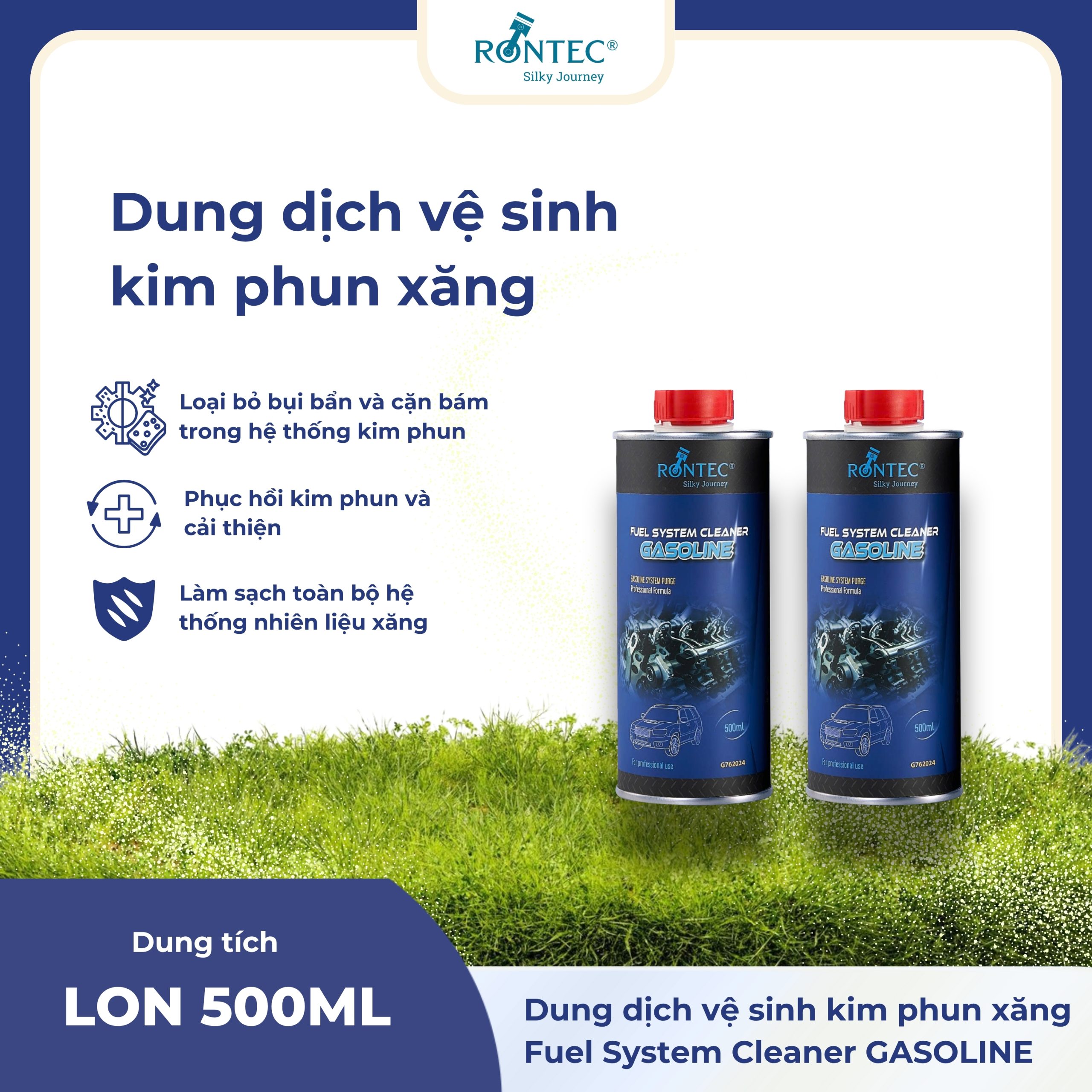 Dung dịch vệ sinh kim phun xăng - Lon 500ml