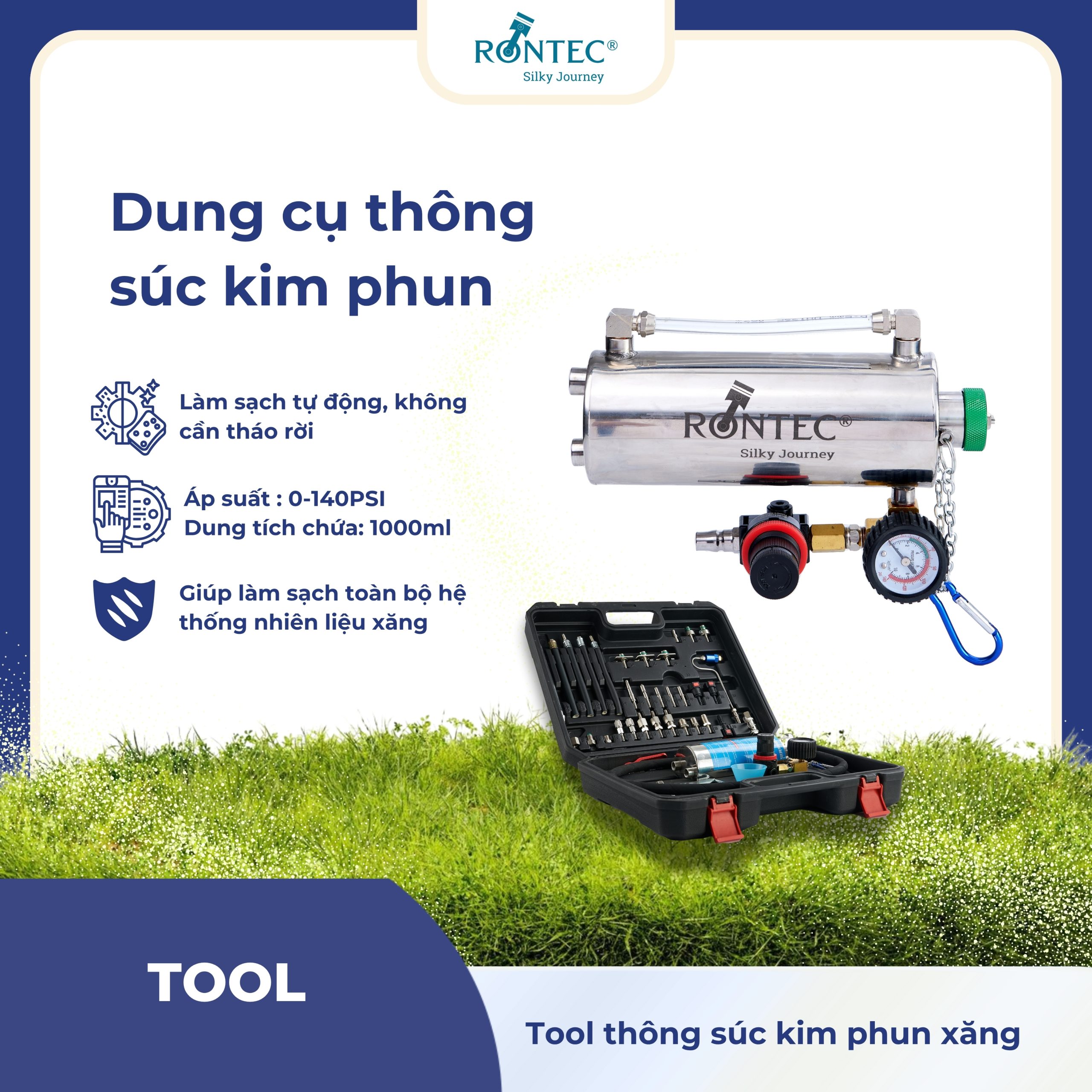 Bộ dụng cụ thông xúc kim phun xăng